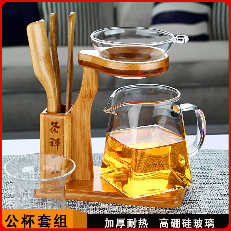 耐热玻璃公道杯加厚玻璃分茶器大号茶海过滤茶漏功夫茶具茶道配件,餐饮具,公道杯,淘宝优惠券,粉丝福利购,淘宝优惠卷