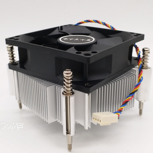 静音cpu散热器4针温控调速CPU风扇 X58 X79主板风扇 I7/1366/2011
