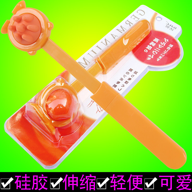 经络拍养拍硅胶拍痧板生按摩敲背锤疏通棒敲神打拍打器家用穴位