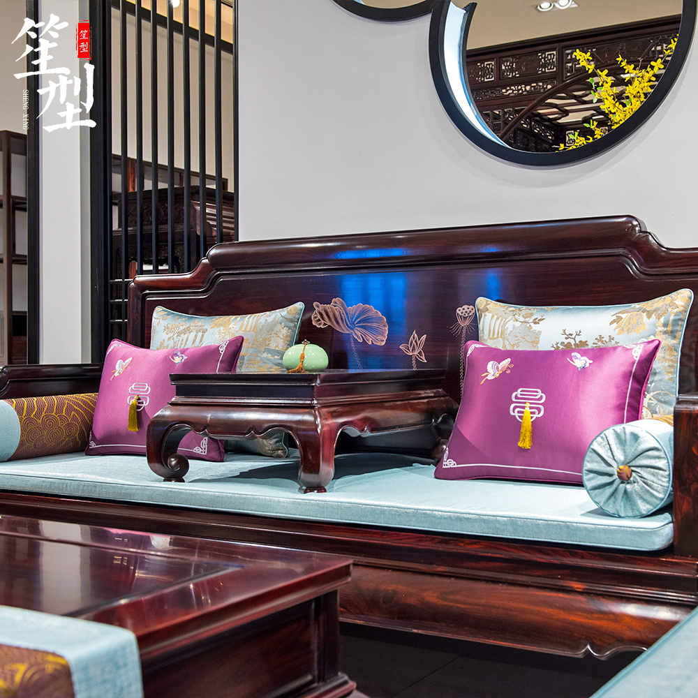 古典红木沙发坐垫定制中式实木家具海绵垫座垫套罗汉床Z五件套垫