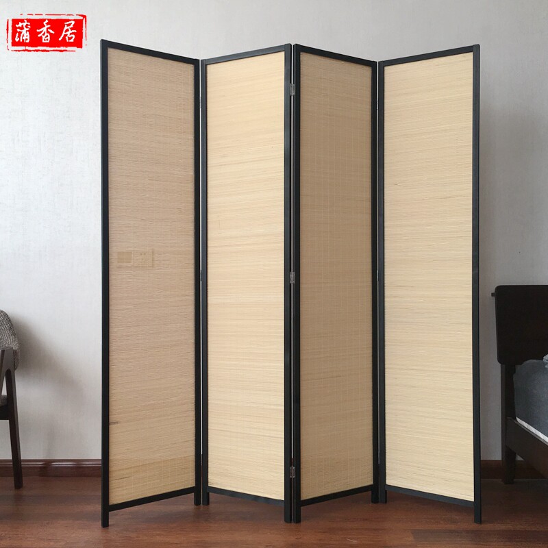 屏风实木仿古客厅卧室简易折叠屏风中式隔断折屏移动酒店餐厅玄关