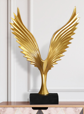 大展宏图老鹰摆件办公室桌面小装饰品招财工艺品创意家居客厅酒柜