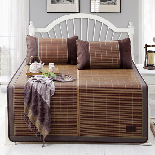 老席匠席子凉席1.35两用藤竹席1.8m床夏季双面折叠竹凉席2.2m碳化