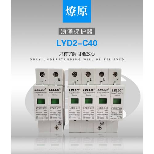 LYD2-C40/LYD2-D20/LYD2-B60/LYD2-B80/LYD2-B100浪涌保护器燎原