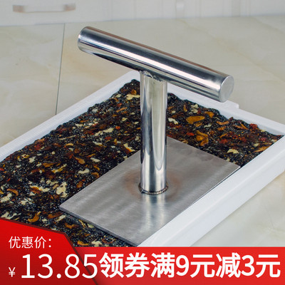 熬阿胶糕压板压平器 压实工具 阿胶糕模具工具鱿鱼压板雪花酥铲