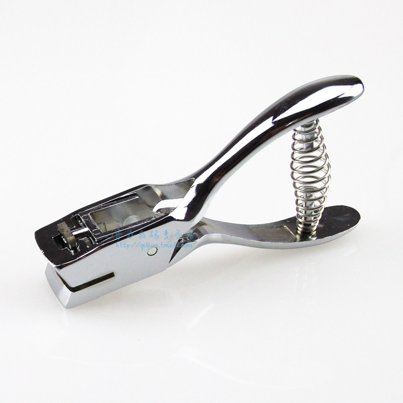 证件扁孔钳 听筒打孔钳3*15椭圆 听筒打孔器钳工具单孔贴膜打孔