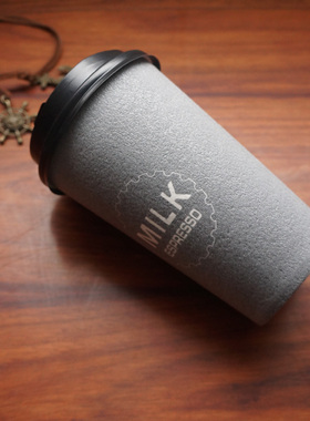 一次性奶茶杯加厚纸杯咖啡杯加绒发泡杯400m500ml可带盖防烫杯子