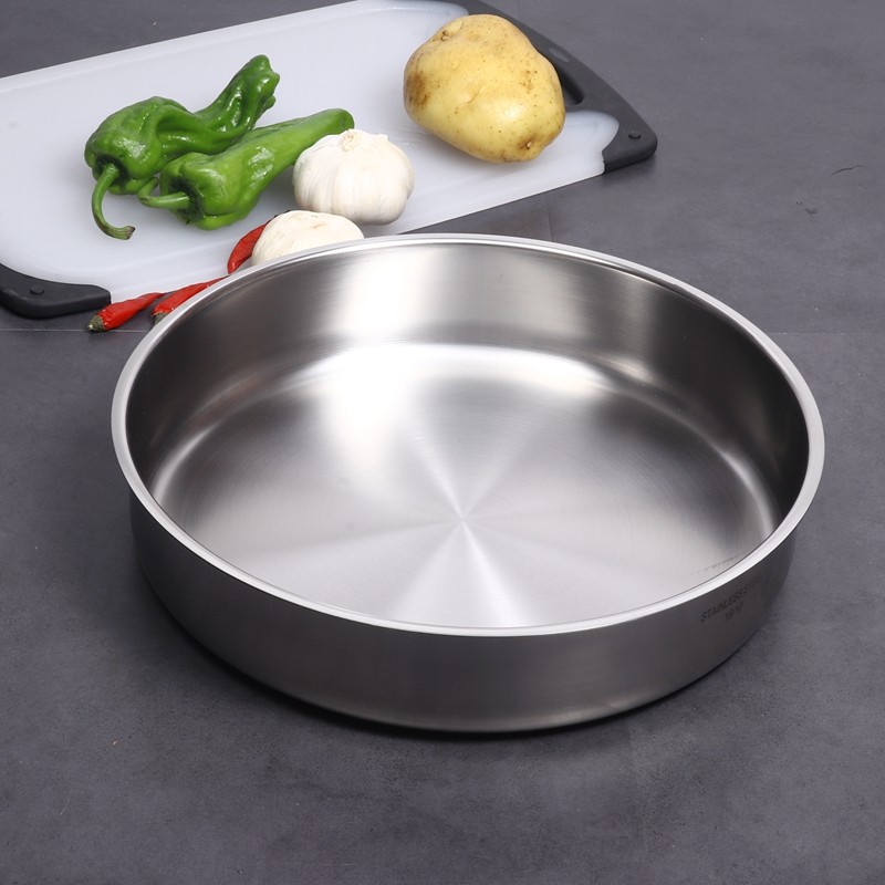 sokey加厚304不锈钢家用菜盆水果圆盘菜盘碟子餐盘家用菜碟汤盘,餐饮具,盆,淘宝优惠券,粉丝福利购,淘宝优惠卷