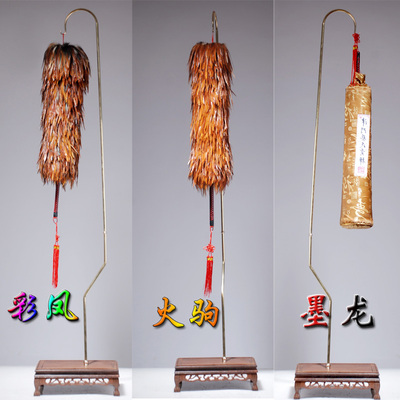 家用 除尘贡掸鸡毛掸子津门蔡氏彩凤火驹墨龙鸡毛掸子