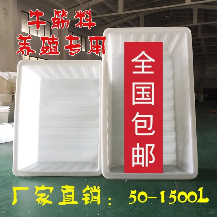 加厚牛筋塑料水箱长方形家用水产养殖箱养鱼养龟箱盆储水箱大号