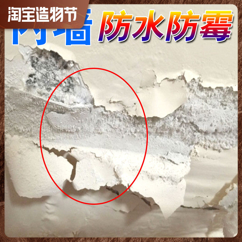 内墙防水防霉涂料墙面反碱处理材料抗碱王消碱一号室内背水面防水
