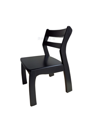 火烧石餐桌配椅子实木椅黑色餐桌椅酒店椅咖啡厅椅子书桌椅靠椅