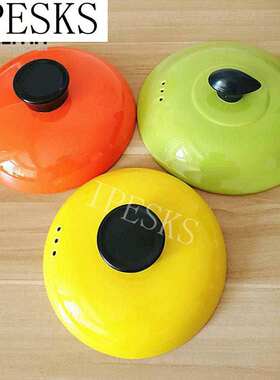 Colour casserole lid accessories ceramic casserole Lid Yello