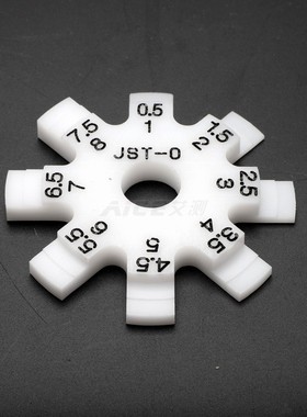 (圆盘间隙尺)八角塞尺0.5-8mm圆形塑料防划八爪汽车车身检测