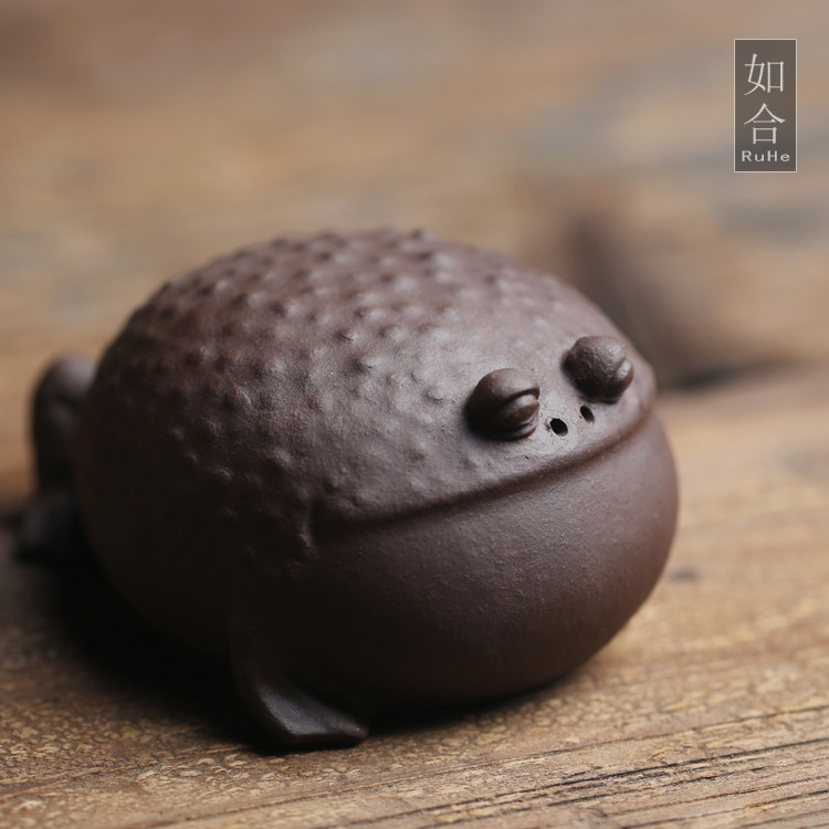 紫砂三脚金蟾招财蛤蟆壶盖托盖置茶宠茶玩茶道摆设青蛙三足家居,餐饮具,茶宠摆件,淘宝优惠券,粉丝福利购,淘宝优惠卷