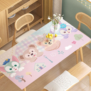 古灵精怪皮革桌垫防烫防水防油餐桌书桌垫子茶几桌布儿童写字可爱