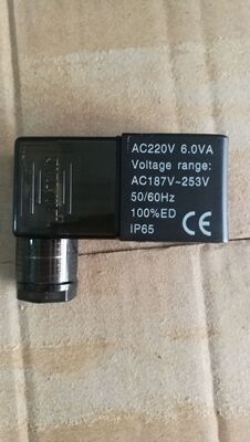 电磁阀线圈带接线盒 AC220V  6.0VA  Voitage range  AC187V-253V
