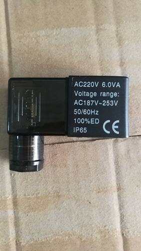 电磁阀线圈带接线盒 AC220V  6.0VA  Voitage range  AC187V-253V
