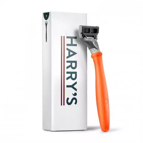 美国Harry s手动剃须刀男士刮脸刮胡刀5层刀片含刀座非电动剃须刀