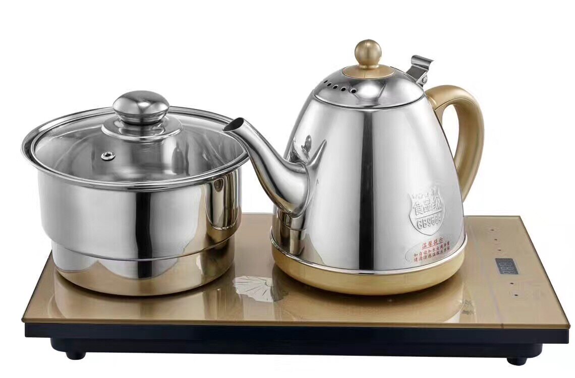 电磁茶炉自动上水电热水壶抽水加水功夫泡茶壶茶具三合一套装
