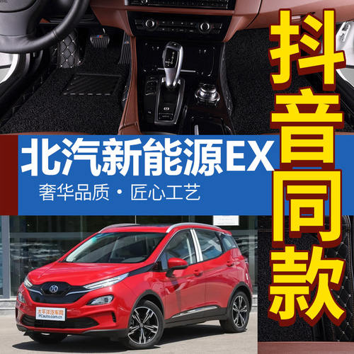 2019款北汽新能源EX3R600电动车专用全包围双层丝圈汽车脚垫改装