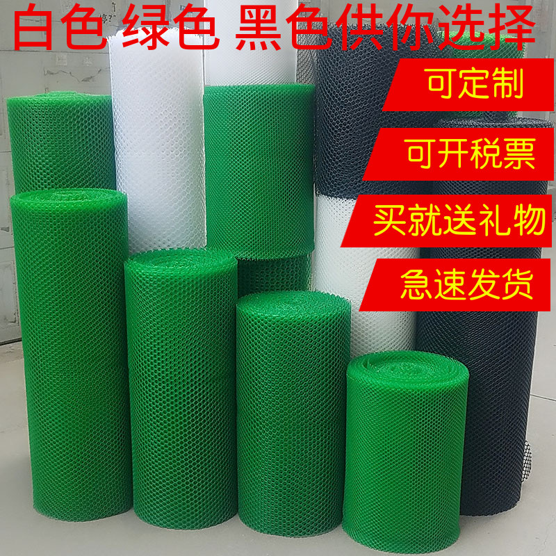 网板加厚养殖鸡鸭育雏塑料胶网楼梯阳台防坠防护网格片防猫封窗网