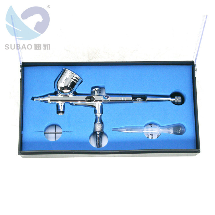 速豹203美工喷笔 双动外调美甲油漆喷笔模型模具绘画0.2mm