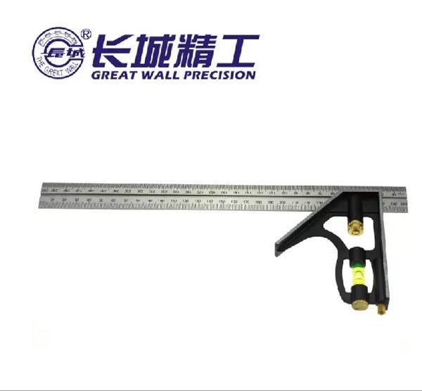 长城精工万能组合角尺 300mm高品质耐用组合角尺多功能尺子130630