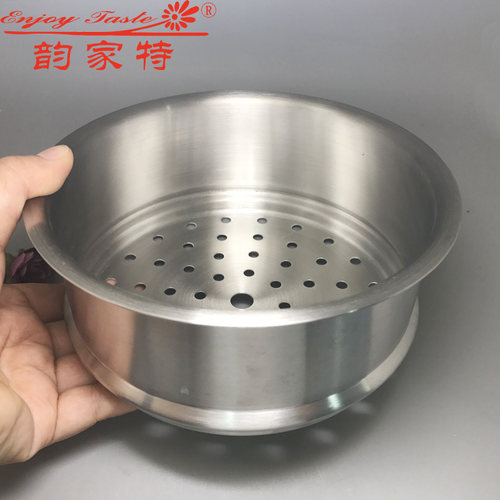 小蒸屉304不锈厚钢蒸格蒸笼迷你A款配小奶锅宝宝用内径16cm18cm