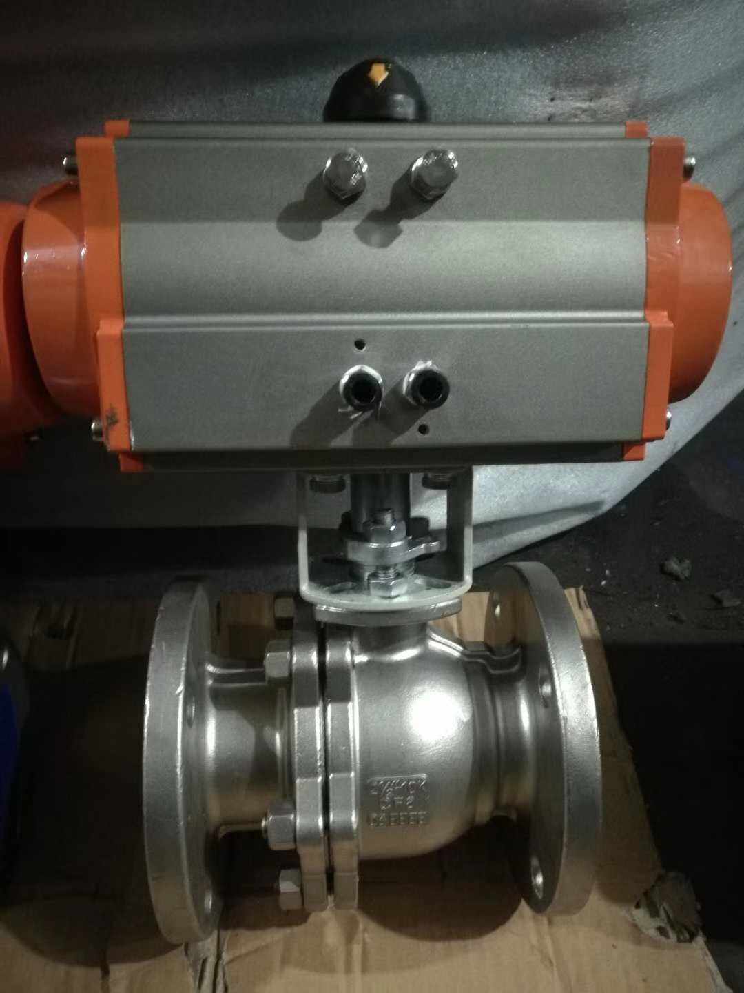 Q641F-10K气动不锈钢日标球阀 不锈钢美标法兰球阀 日标铸钢球阀