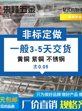 非标螺丝螺母定做加工内六角异性零件黄铜紫铜不锈钢螺杆五金零件