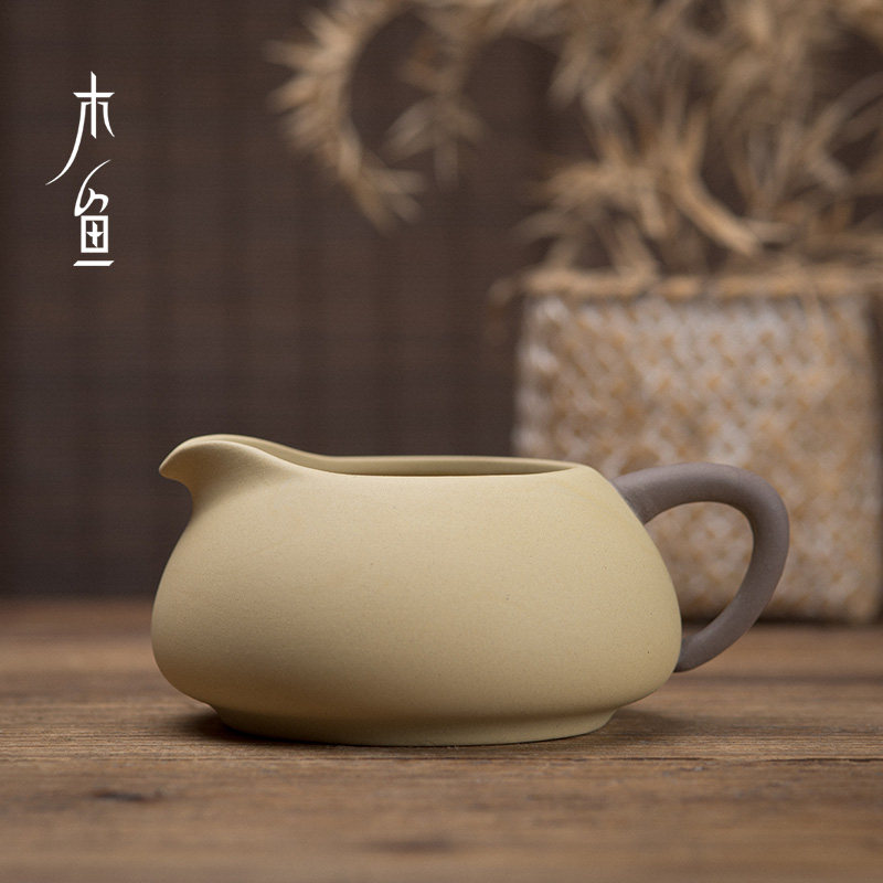 仿古紫砂公道杯茶海陶瓷粗陶匀杯B功夫茶具大号公杯分茶器茶道配