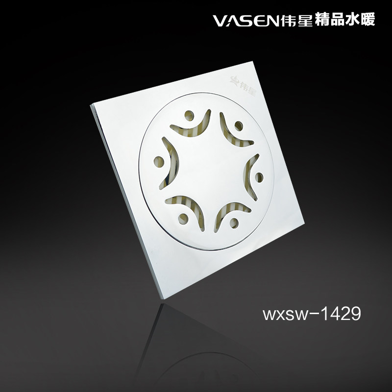 伟星全铜地漏 防虫防臭芯 卫生间淋浴房阳台通用多功能全铜地漏