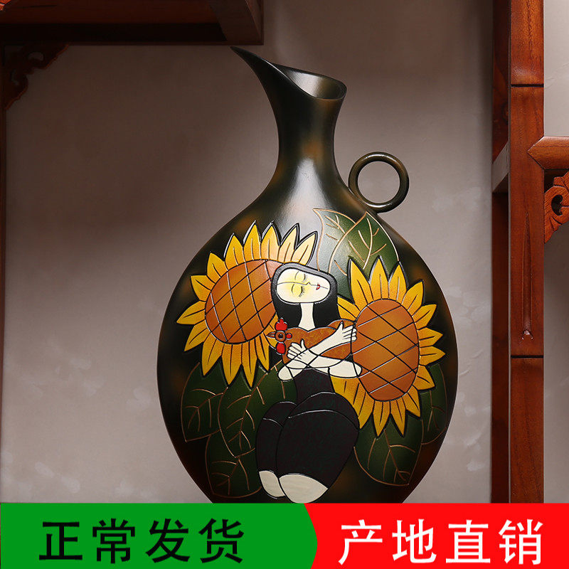 北欧陶瓷酒柜装饰品摆件餐厅餐馆家庭博古架隔断室内轻奢家居饰品