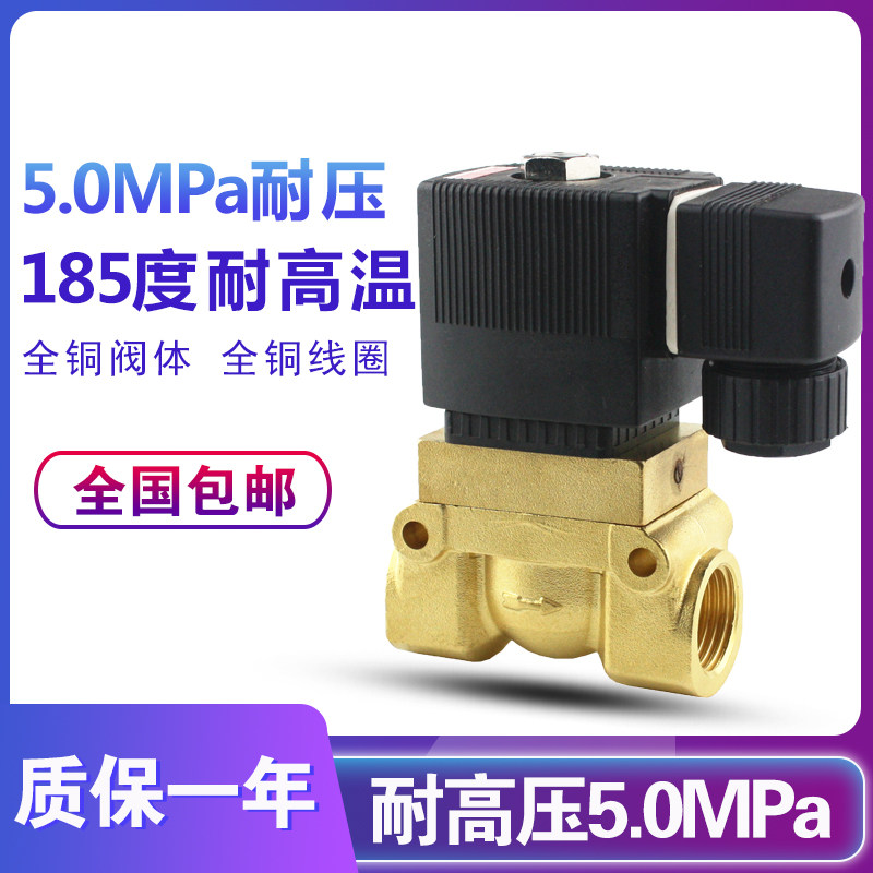 5404-02 5231008高压高温电磁阀 水阀 蒸汽阀 2分  船用 220V 24V