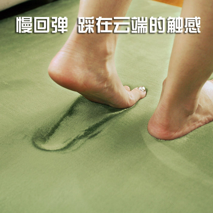 现代房间卧室满铺家用法兰绒加厚地毯客厅茶几沙发吸尘可手洗定制