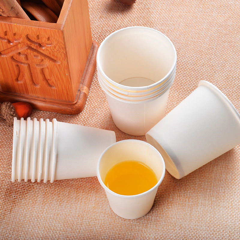 试饮杯一次性小杯饮料酒水茶品尝杯试喝一口杯纸杯小号 50ml