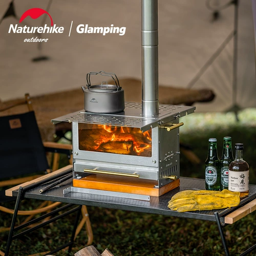 Naturehike nova -Wing на рабочем столе Firewood Furnace Outdoor Outdoor Camping Furner Portor Portable Camping Heatsters
