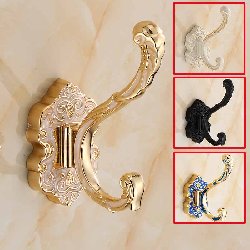 欧式挂衣钩单钩衣柜衣服挂钩壁挂单个衣帽钩北欧墙壁挂衣架免打孔