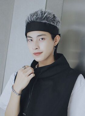 速发假发一体复古嘻街哈头恶搞无檐瓜皮尚春季时帽潮地主帽男