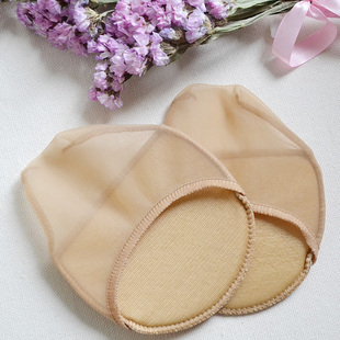 5双装女高跟硅胶隐形防滑前脚掌垫半截袜子 凉鞋加厚防痛半掌袜套