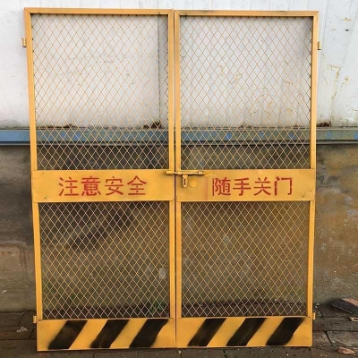 坑施工网栏护电梯门井口x洞口防护门临边护栏建筑工地