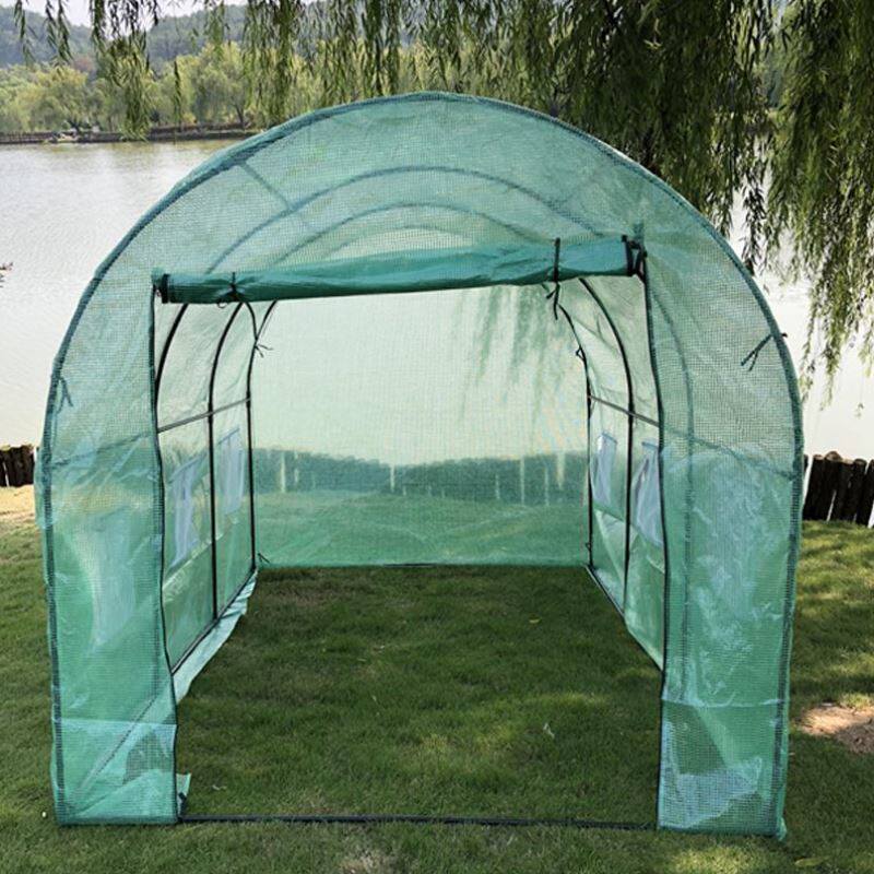 新品防水小型大棚 m家用 温室阳台植物防风保温棚花楼小院.地定