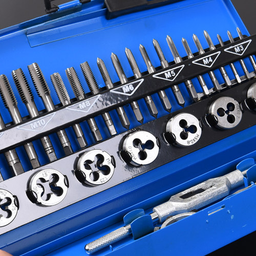 丝锥板牙钻头绞手用丝攻扳手板牙绞丝攻组合套装螺纹修复五金工具