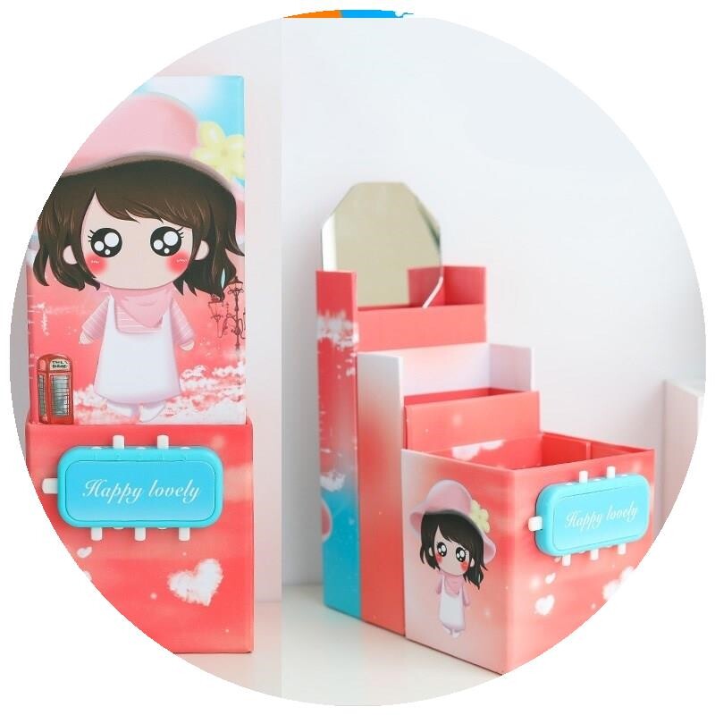 现货儿童密码文具盒新款r纸质多功能大容量男女孩小学生创意学霸
