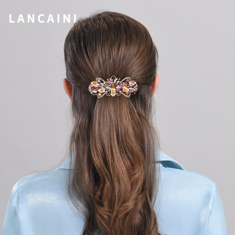 发夹头饰夹子女2021年新款水晶后脑勺半扎发妈妈发卡马尾头发横夹,饰品/流行首饰/时尚饰品新,发饰,淘宝优惠券,粉丝福利购,淘宝优惠卷