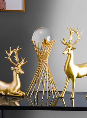 速发水晶球电意客厅酒柜摆面家居装饰品创视柜玄关办公室桌件简约