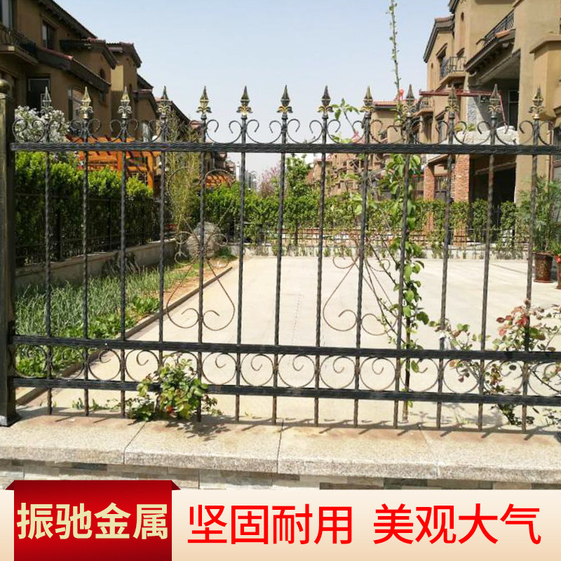 铁艺护栏铸铁围栏农村家用别墅栅栏户外院墙学o校小区围墙栏杆定