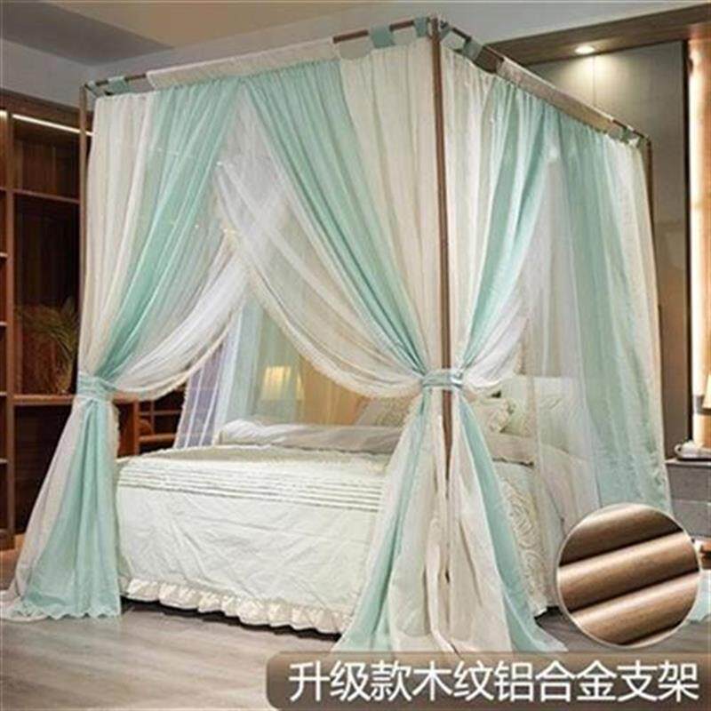 欧式宫家蚊帐1.5m/n1.8m床2廷公主风床幔加密P米用韩式双Z层纹i.