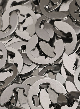 速发04不锈钢e型卡簧开0M圈卡环卡扣挡1.2 4M5M7M8MM1口M12M15